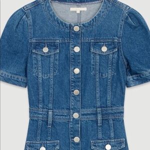 Denim dress Maje